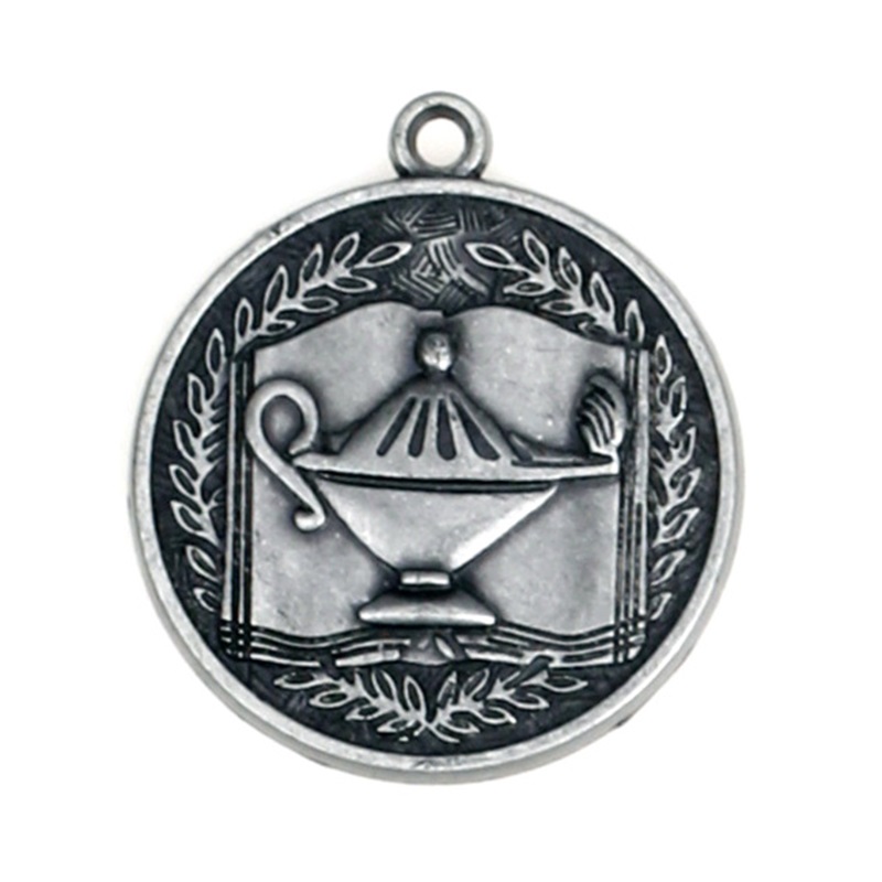 Medalii de stoc cu medalii metalice placate cu alamă antică
