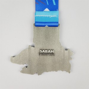 Medalii comemorative pentru aliaj de zinc hartă pentru premii pentru evenimente corporative din oraș