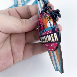 Premii Medalie din lemn din metal din lemn pentru vacanța de vară alergând