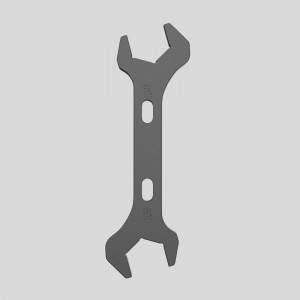 O cheie setată un Wrenches Harbour Freight Aluminum Chease duble pentru cap