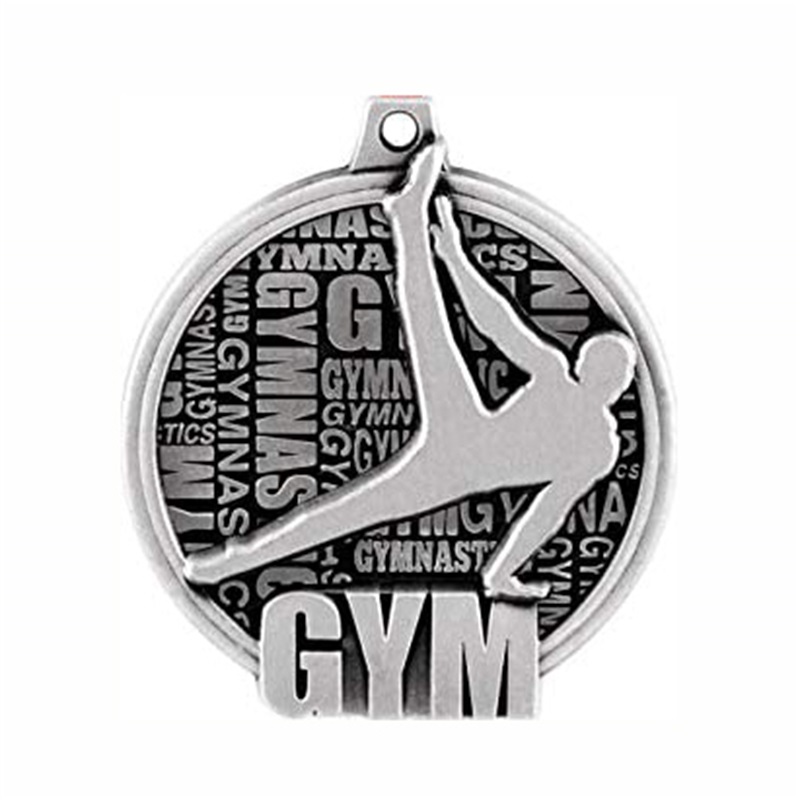 Medalie de turnare a medalionului de metal gag pentru gimnastică ritmică