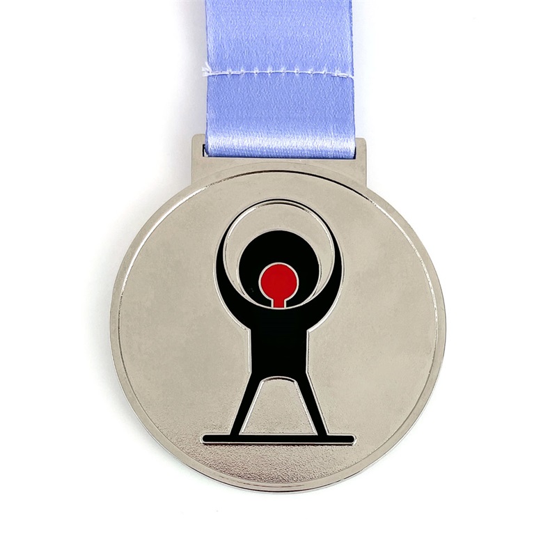 Culoare Medalii de email 3D Medalii de bronz din argint de aur Medalie sport și panglică