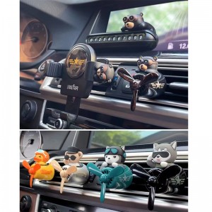 Accesorii auto -accesorii interioare Difuzor de parfumuri de parfumuri de parfumuri de parfumuri de ursuleț de pilot parfumuri de aer outlet auto parfum