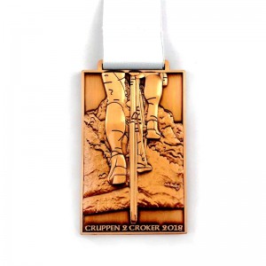 Medalii de concurs de ciclism Souvenir Zinc Alloy Sport Medal de premiere a meciului sportiv