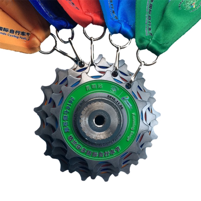 Medalii de sport fabrică Medalii de ciclism metalice medalii personalizate 3D pentru biciclete
