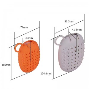 Acoperire pentru sală de săpun Acoperiți masaj ecologic masaj cu două fețe cu două fețe din silicon mânecă de depozitare săpun