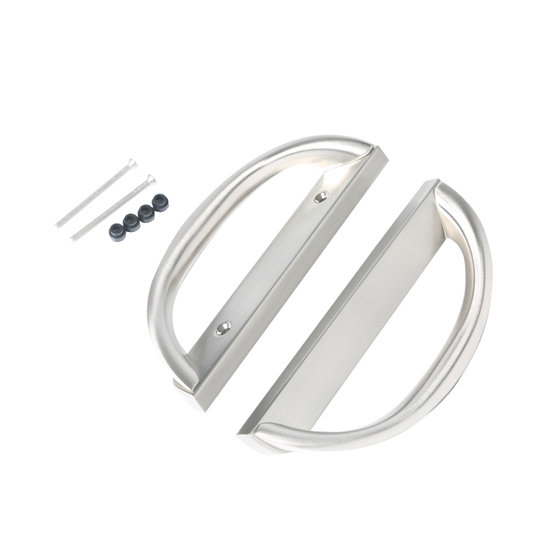 Set de mâner cu ușă din patio glisant, formă D,non-cheie (se potrivește 3-15/16 ”distanțare a găurilor)