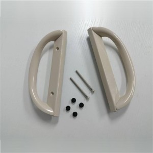 Set de mâner cu ușă din patio glisant, formă D,non-cheie (se potrivește 3-15/16 ”distanțare a găurilor)