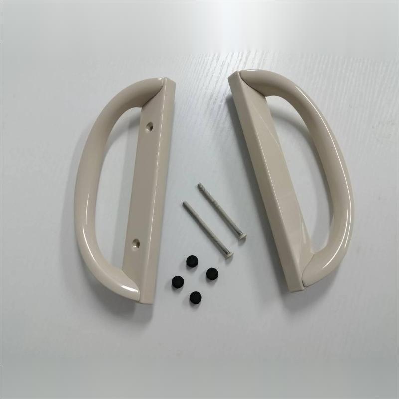 Set de mâner cu ușă din patio glisant, formă D,non-cheie (se potrivește 3-15/16 ”distanțare a găurilor)