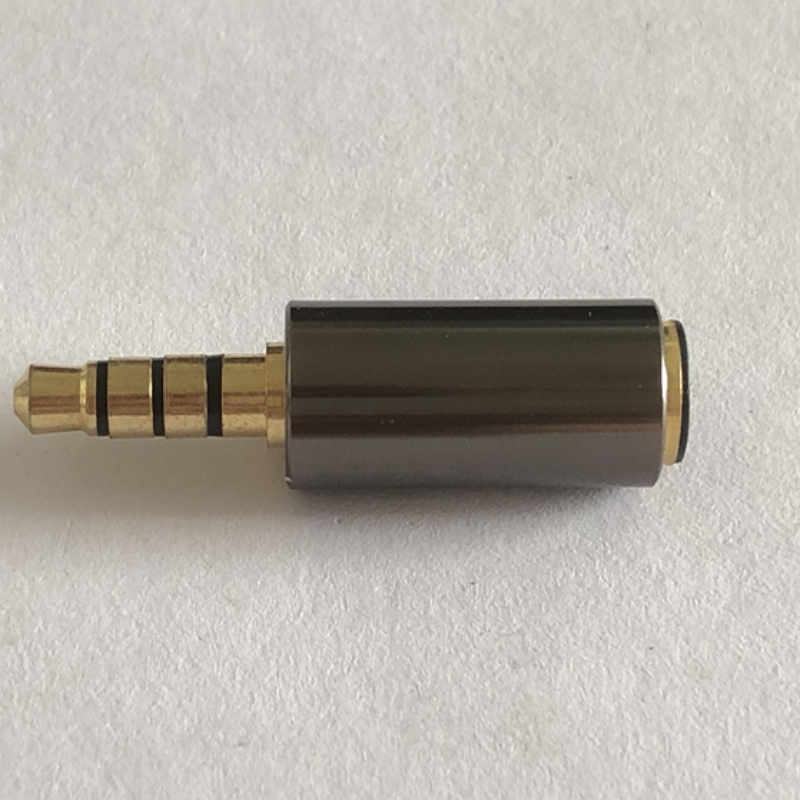 Prâu pentru căști fără lipit cu trei etape de 2,5 mm stereo plug de sunet la 3p cablu de bloc de bloc de bloc