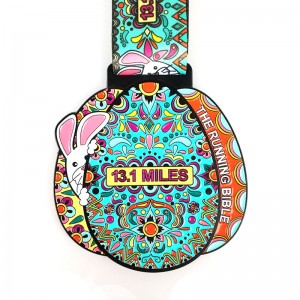 Medalii personalizate pentru rase Medalion Metal Medalii de Moș Crăciun Custom