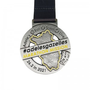 Medalii personalizate Medalii Fast Hollow Out Aliaj de zinc personalizat