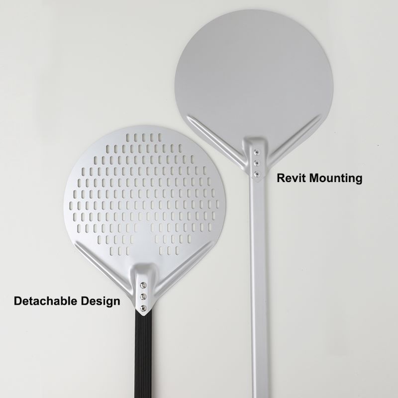 Revit Monting 12nch/14inch/16inch aluminiu pizza pizza pizza pizza pizza spatula pizza paletă de pizza