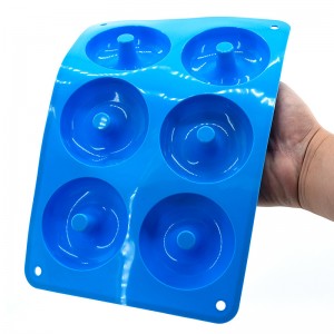 Mucegaiuri de gogoși de silicon - set de gogoși din silicon, doar pop! Rezistent la căldură, face baghete perfecte pentru prăjituri pentru prăjituri pentru gogoși, BPA, fără mașină de spălat vase