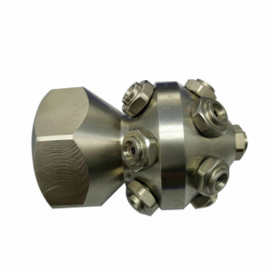 Curățarea presiunii de înaltă presiune completă cu con de spray cu con de spray cu jet de recipient cu tobe de tambur Curățând duza de pulverizare rotativă