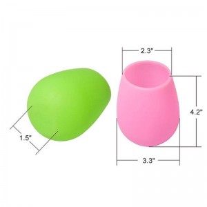 Pahare de vin din silicon de 12oz, pahare de vin reutilizabile pentru spargere pentru petreceri, camping, plaje și bărci, pahare de vin din silicon fără tulpini, hamei hippie,