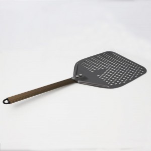 Mâner detașabil din aluminiu anodizat 8inch 10inch perforat aluminiu Pizza Peel Lopată Pizza Spatulă Pizza Paddle Cuptor Accesorii