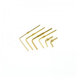 Plug de priză din alamă&Pin --- Endingul unghiului drept