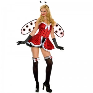 Frumoasă Lady Bug Costume Animale cu ridicata de la Party Sexy Cosplay Factory Furnizor pentru Halloween Party Carnaval