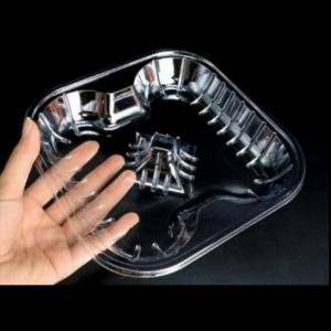 Tavă cu fructe plasate fără capac 190*190*25 mm hgf-4a (85)