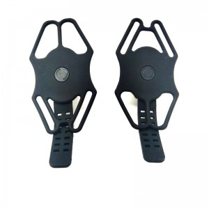 Suport pentru telefon pentru biciclete siliconice, [360 ° rotație rezistentă la șoc] suport pentru telefon pentru biciclete, suport de telefon cu motocicletă din silicon universal, compatibil cu iPhone 14 13 12 11 Pro Max,