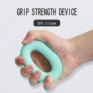 Silicon Silicon Stroight Grip Inele Inele Abonate Inele EXERCISITOR MANĂ - Silicon Squeeze Gripper pentru consolidarea mușchilor Instrument de antrenament - Arthritic Finger Terapie PT KIT Trainer