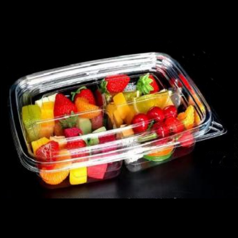 Patru-COMPARTMENT SALAD Box Bottom 245*175*45 mm HGF-FG4