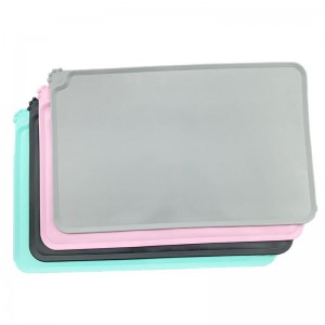 Covoraș pentru animale de companie impermeabil de grad alimentar pentru pisoi și cățeluși, platouri de covorașe pentru animale de companie fără alunecare, rezistente la uzură și rezistente