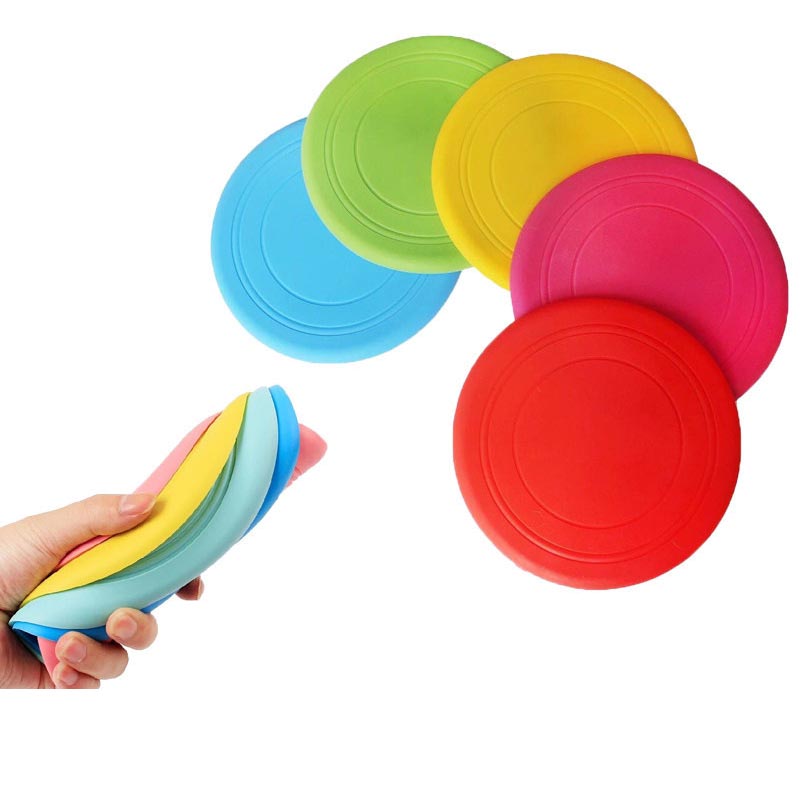 Câine Silicon Frisbee Puppy Machine Flying Jucării cu discuri plutitoare moale pentru animale de companie Antrenament Interactiv Jucării pentru animale de companie Jucării sportive în aer liber, Mediu pentru sănătate Silicon Material