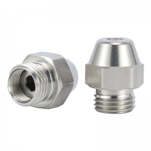 Diesel Heavy Chuel Purner Disting Brass Oil Duză cu model de spray cu con semi -full, solid, solid