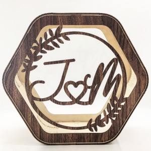 Cutie de inscriere din lemn