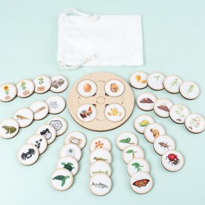 Iluminarea din lemn pentru copii \\\\\\\\\\\\ \'s -a făcut puzzle DIY Yizhi