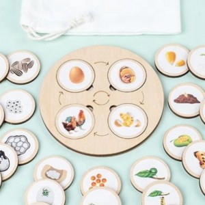 Iluminarea din lemn pentru copii \\\\\\\\\\\\ \'s -a făcut puzzle DIY Yizhi