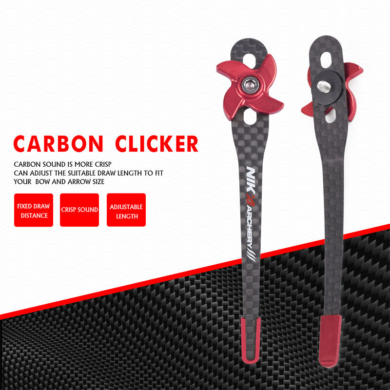 26CK03 Red Color Color Carbon Clicker pentru împușcarea arcului recidivat