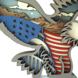 Decorare de ambarcațiuni din lemn de vultur 3d