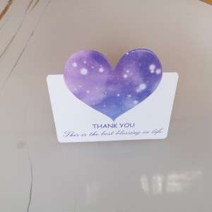 Card de hârtie de felicitare personalizată pentru cadouri