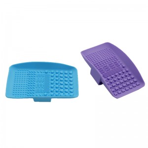 Covor de curățare a periei de machiaj din silicon, curățător de perii de machiaj, tampon de curățare a periei de machiaj portabil, instrument de spălare a periei cosmetice