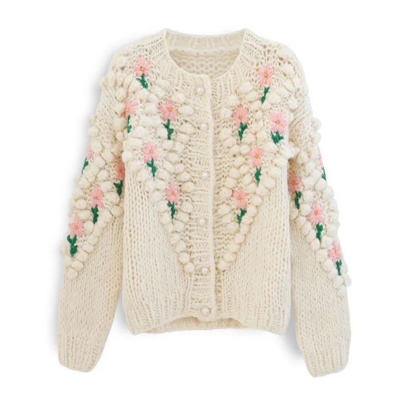 Cardigan Cardigan Cardigan Cardigan Croșetat Plus Sideruțe de Size pentru femei