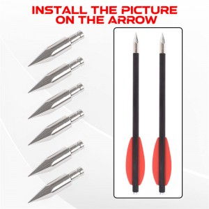 Elongarrow 151061 65 Grain săgeți pentru șuruburi de săgeată ID4.2mm