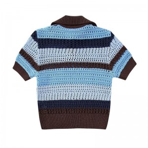 Femei de primăvară de vară moda Jacquard pluul tricotat cu plasă