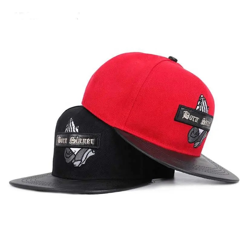 Caps de baseball hiphop popular hiphop hiphop hat brim -brim pălărie