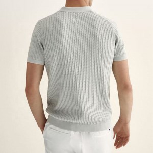 Custom Superfine Designer de vară cu mânecă scurtă cu mânecă Pullover Cotton Men \\\\