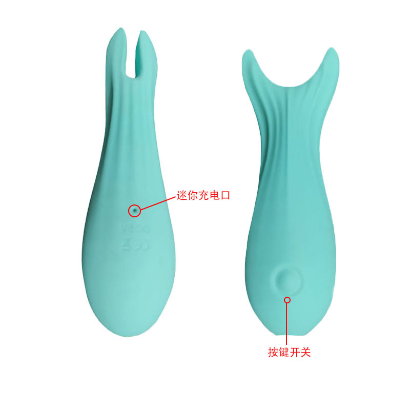 Bagheta vibratorului de suliță pentru jucării sexuale pentru adulți (furculiță verde de pește mare)