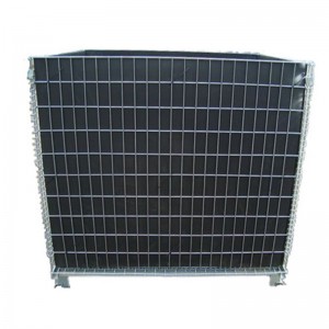 Recipient cu plasă de sârmă metalică