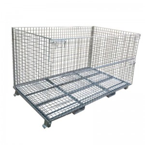 Recipient pliabil cu plasă de sârmă