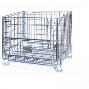 Recipient cu plasă de sârmă de oțel