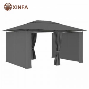 ALUMINUBRACKET Backyard Pop Up BBQ Pergolas și Gazebos în aer liber cu perdele