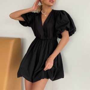 Rochie cu mânecă scurtă 2023 rochie prințesă cu mânecă lanternă