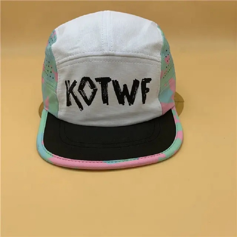 Capac de laser plat laser tăiat cu laser, respirabilnylon rafinat plate de alergare pălărie drifac snapback capac
