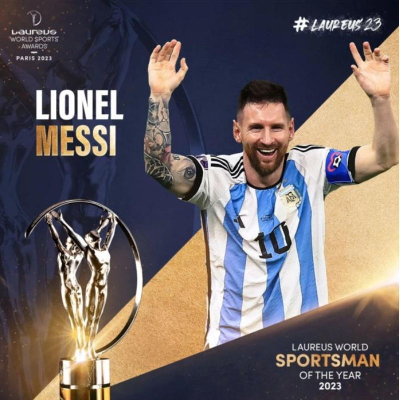 Lionel Messi câștigă un alt premiu Lawrence